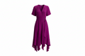 A.L.C Women’s Purple Claire Silk Wrap Dress