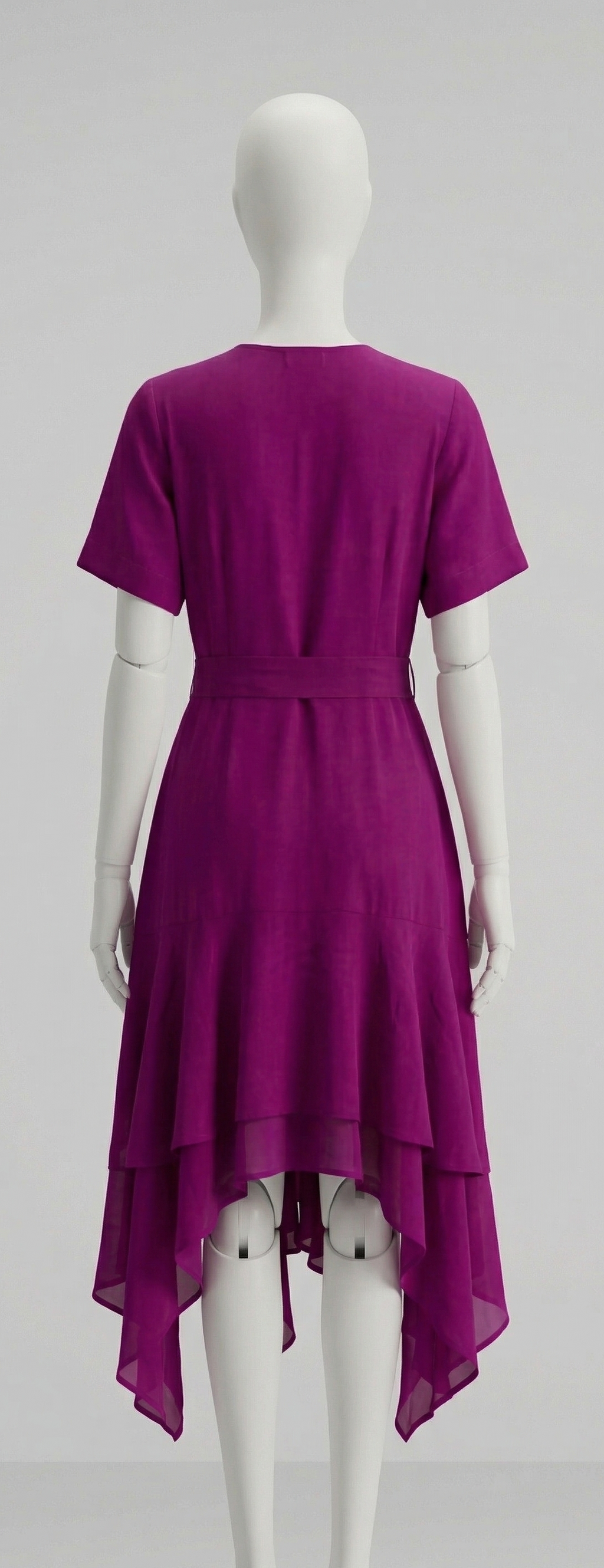 A.L.C Women’s Purple Claire Silk Wrap Dress