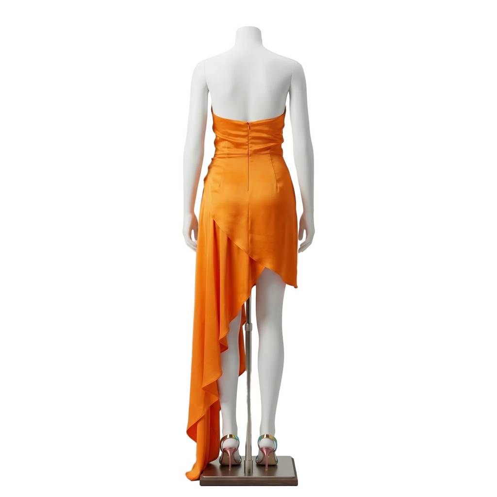 Elliatt Alaia Dress in Papaya