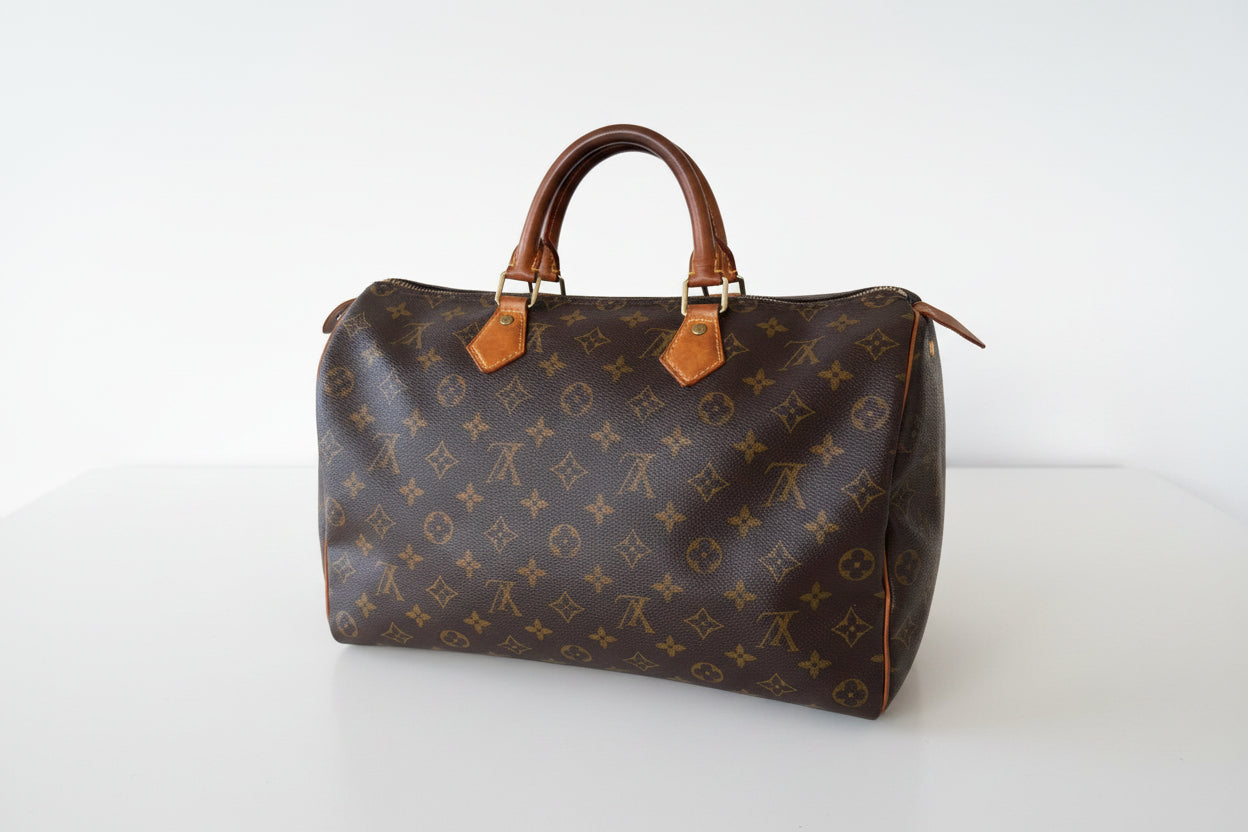 Louis Vuitton Monogram Speedy 35 (Vintage)