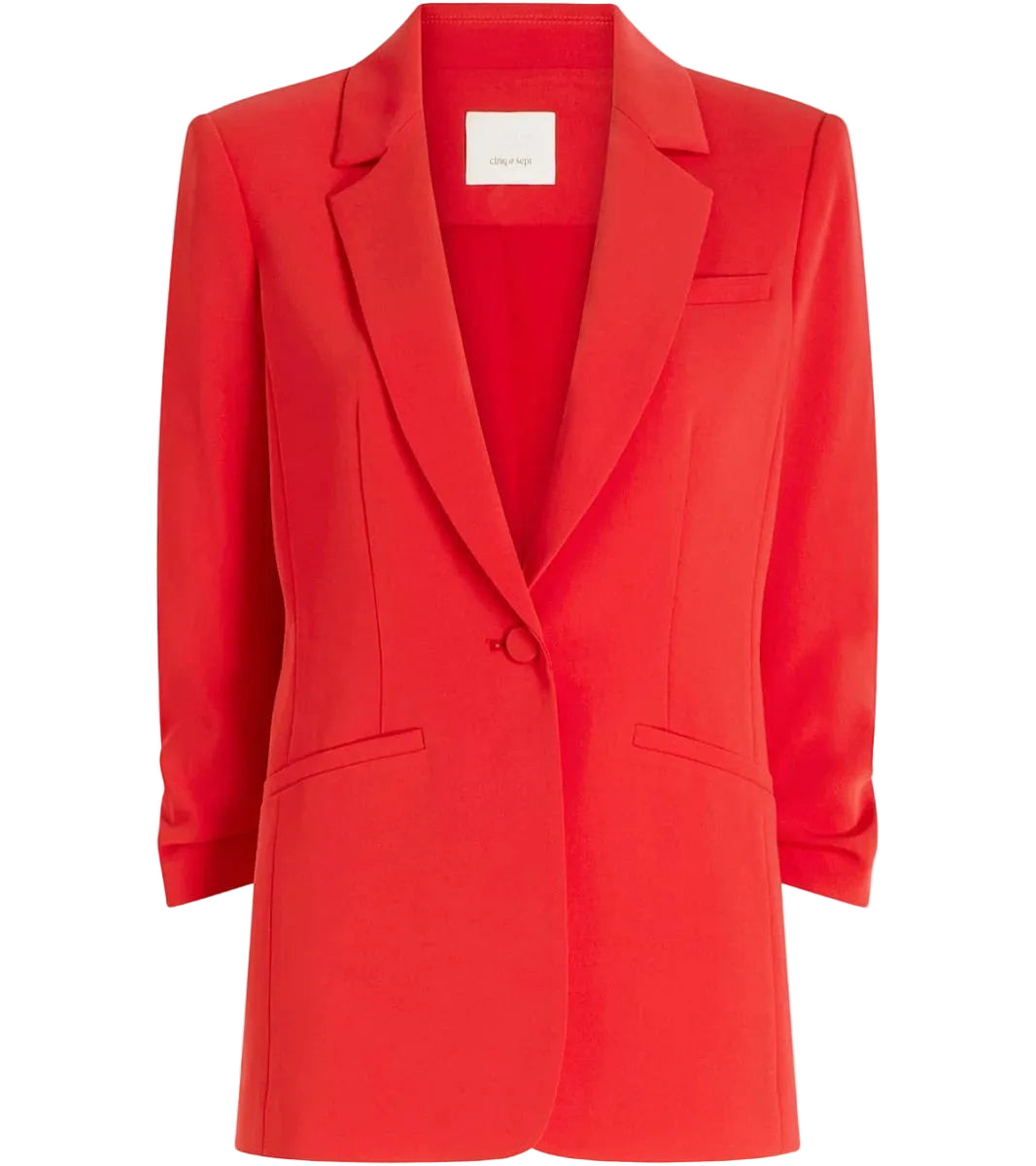 Cinq a Sept Crepe Khloe Blazer in Red
