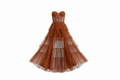 For Love and Lemons X Revolve/Bustier Gown in Rust