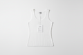 Chanel Ribbed Knit Tank Top in White
