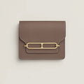 Hermés Roulis Slim Wallet in étoupe