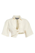 Jacquemus La Chemise Capri Twist Cotton Shirt