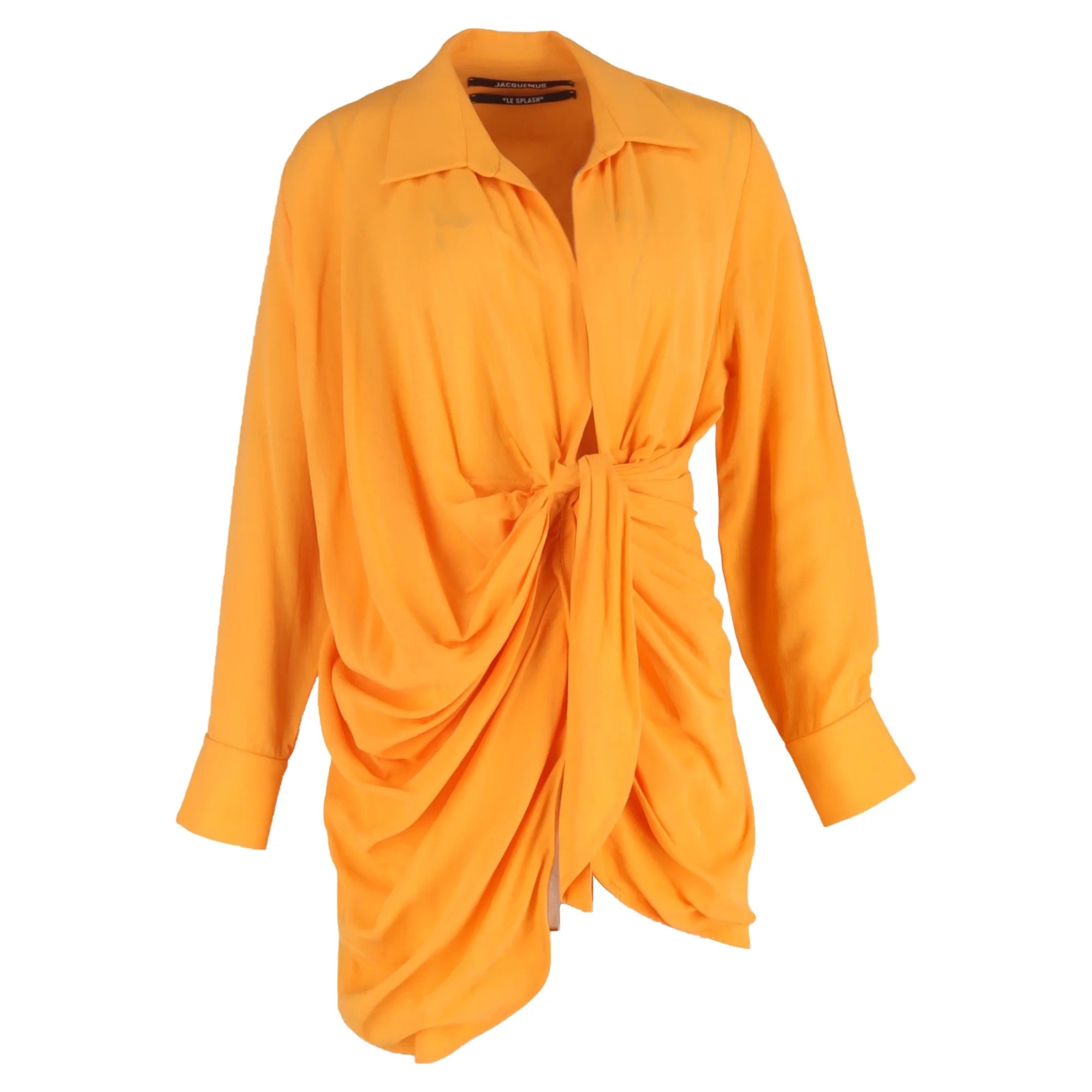 Jacquemus/Bahia Draped Mini Dress