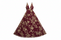 Luxxel/Maxi Dress in Red Florals