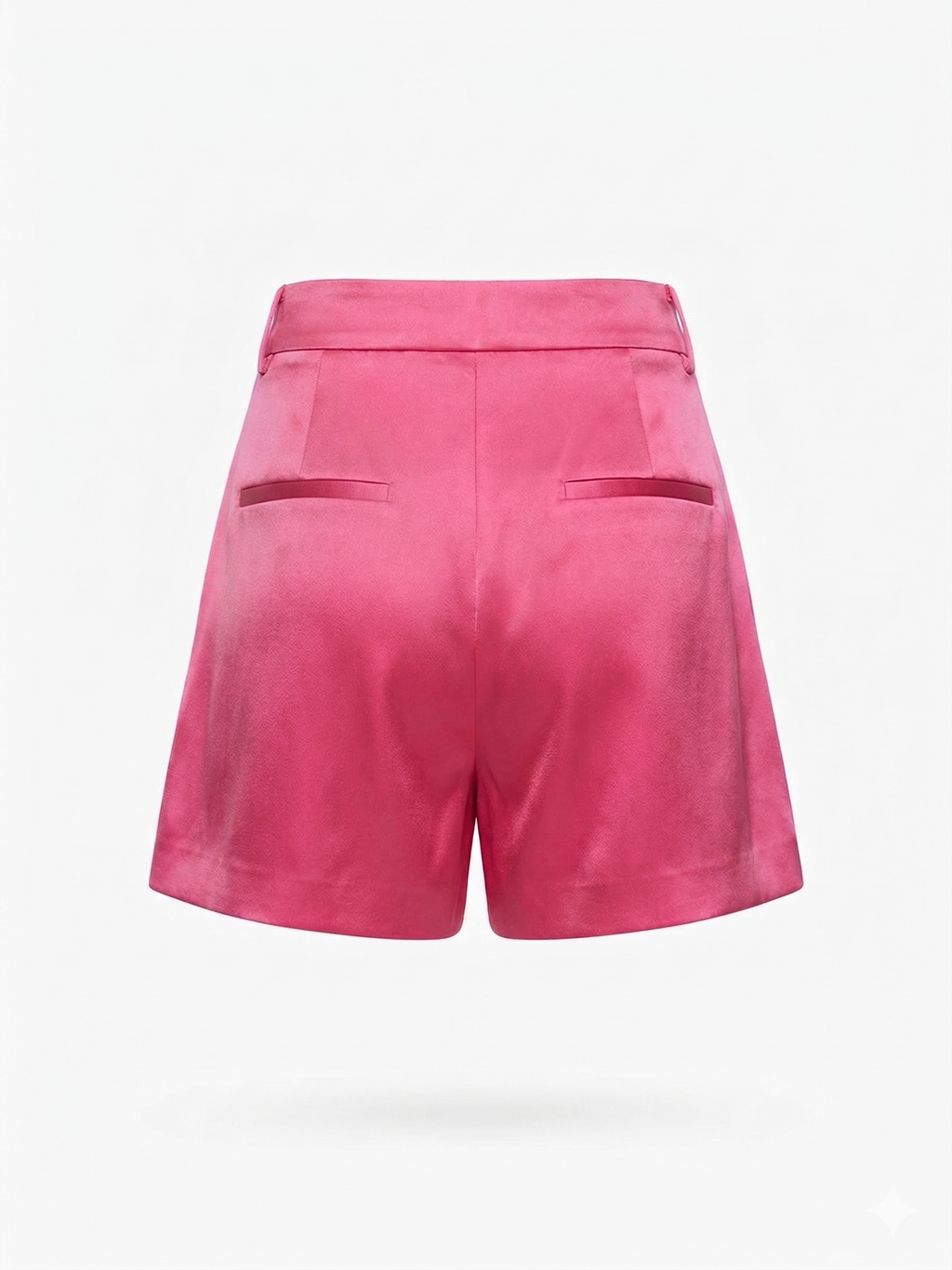 Alice and Olivia Conry Pleated Shorts in Hot Pink
