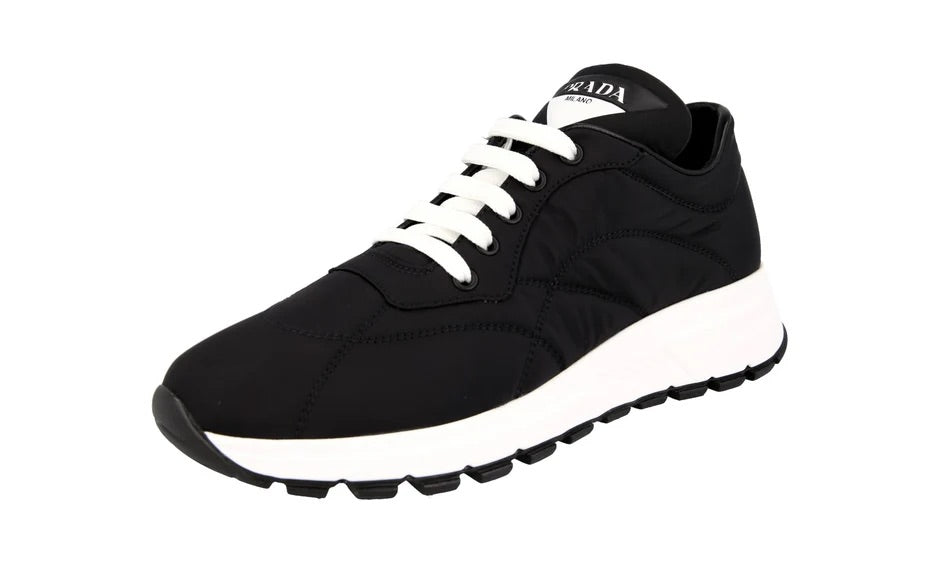 Prada Nylon Training Sneakers in Black