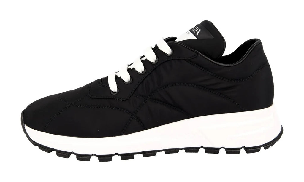 Prada Nylon Training Sneakers in Black