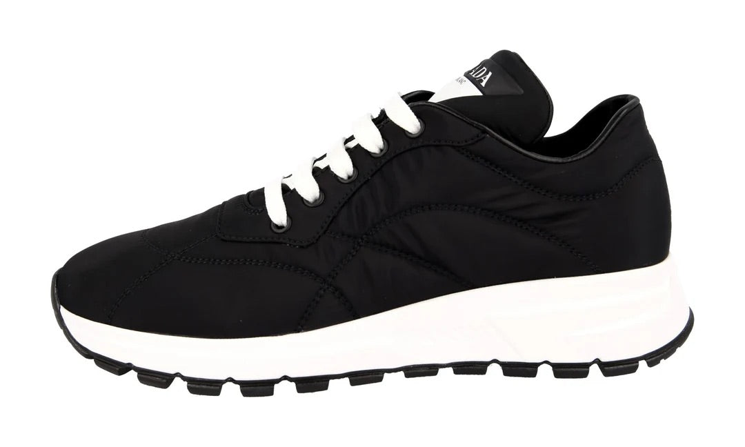 Prada Nylon Training Sneakers in Black
