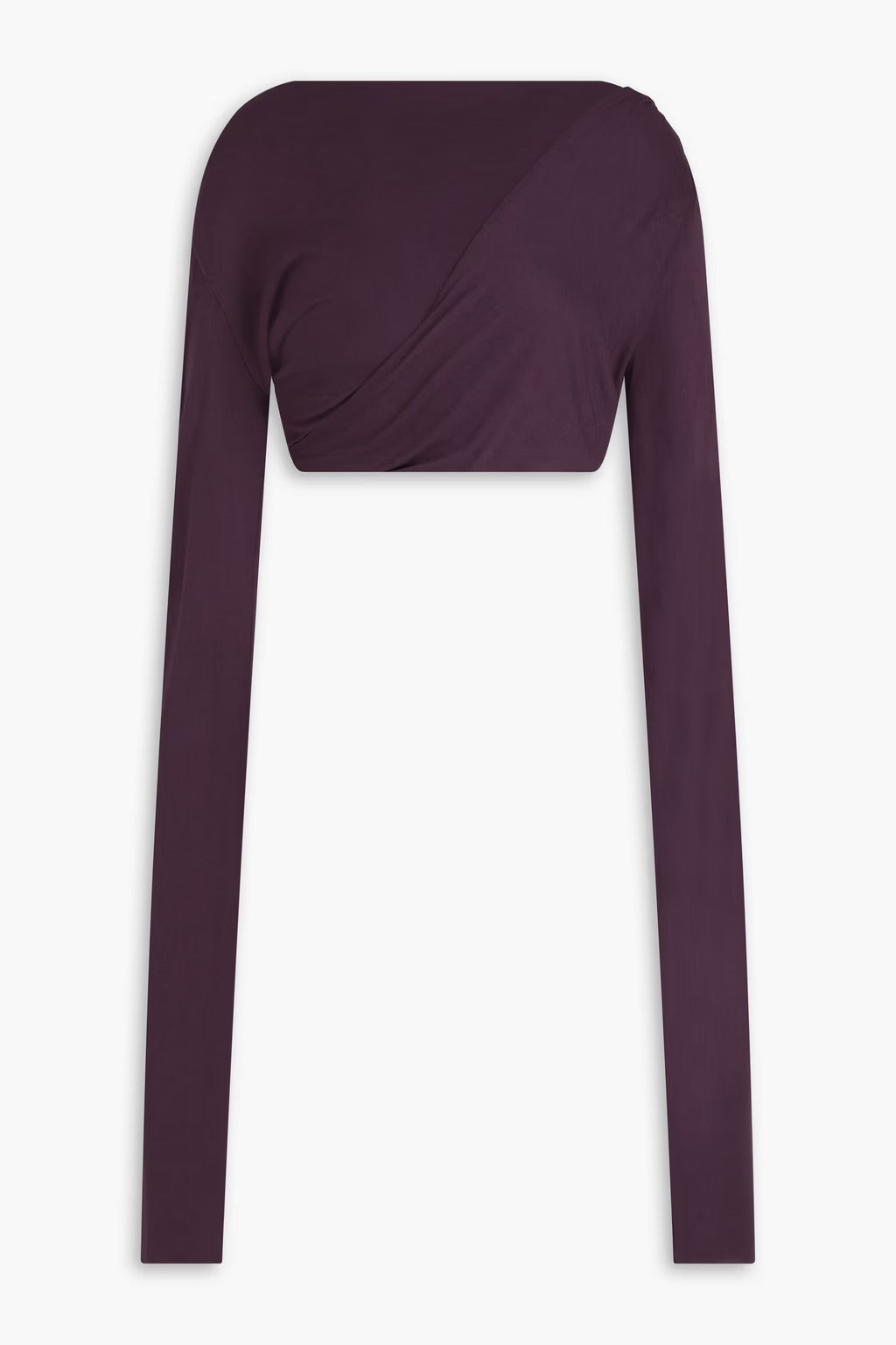 Rick Owens Lilies Jade Long Sleeve Top in Purple