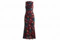 Ulla Johnson Printed Long Dress in Red