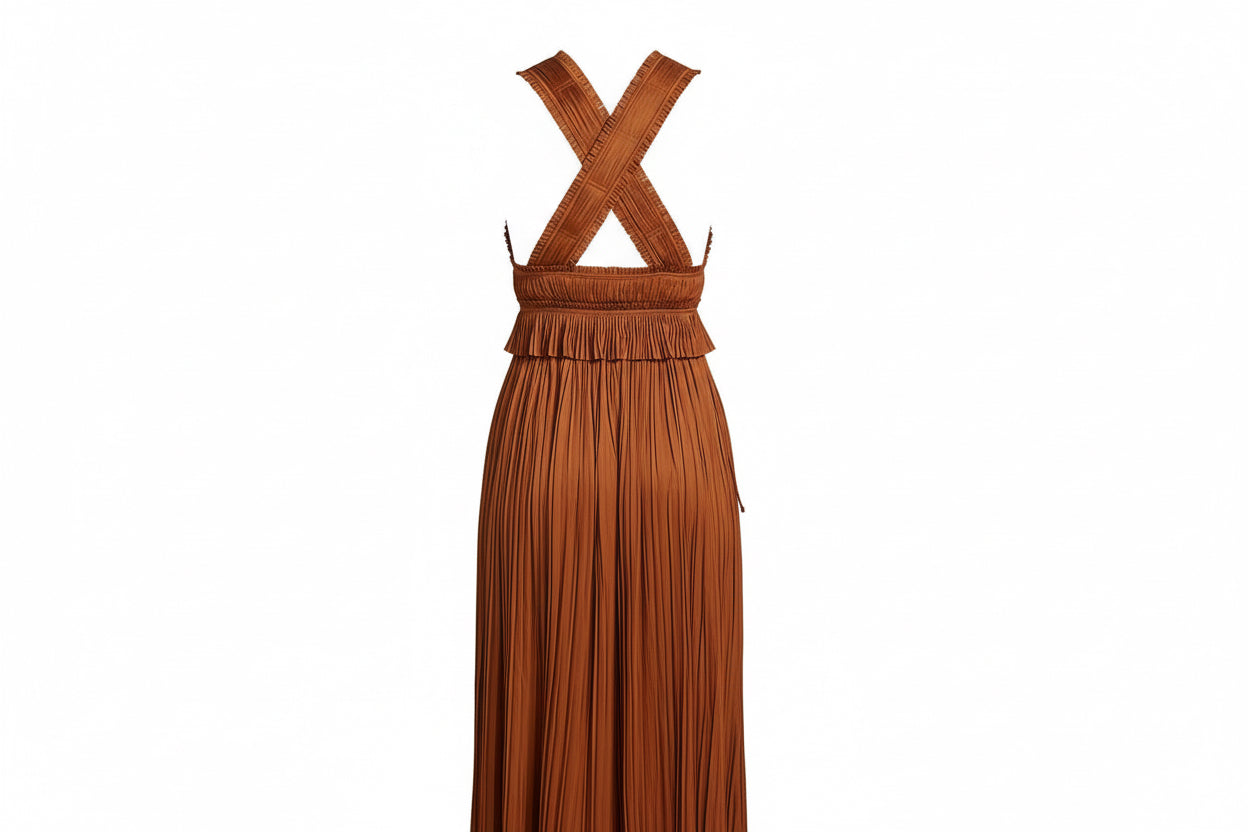 Ulla Johnson Ziva Plissé Satin Skirt