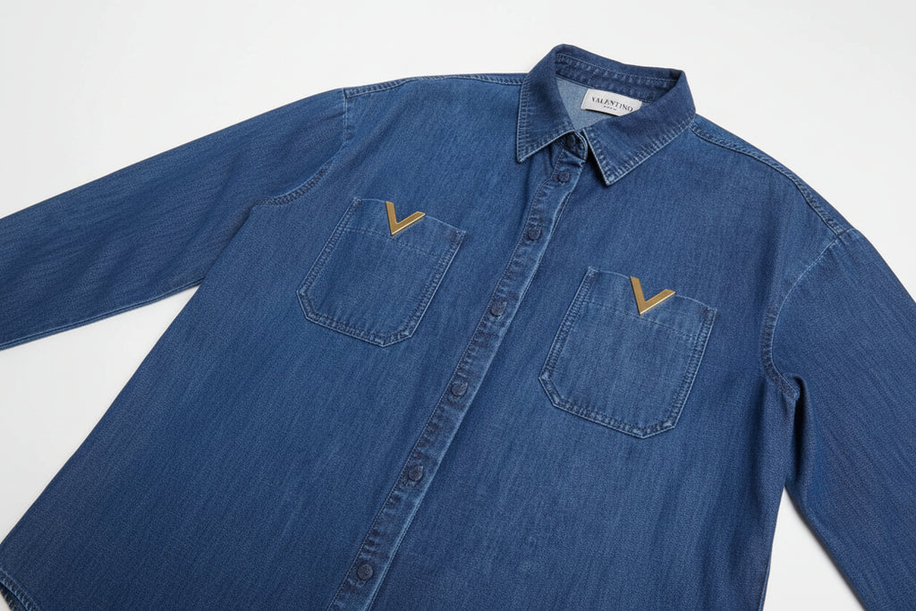 Valentino Vgold Chambray Shirt
