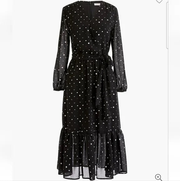 Point Sur Dress Polka Dot Dress in Black and White